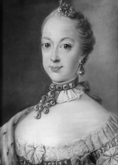 Portrait of Sophia Magdalena of Denmark, as princess. by Peder Als