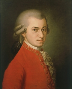 Portrait of Wolfgang Amadeus Mozart by Barbara Krafft