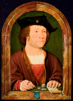 Portret van een onbekende man by Joos van Cleve