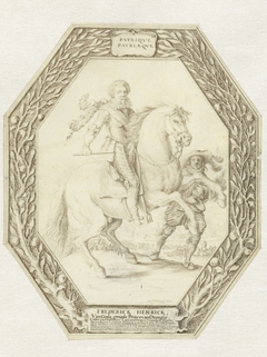 Portret van Prins Frederik Hendrik, te paard by Gillis van Scheyndel I