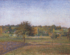 Prairie à Éragny by Camille Pissarro