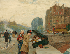 Quay St. Michel by Childe Hassam