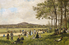 Race Course at Longchamps by Anonymous