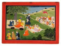 Rama Leaves for the Forest and the Citizens of Ayodhya Return Disconsolate to the City by Fatu