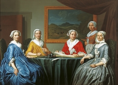 Regentesses of the St. Elisabeth Gasthuis 1740 by Frans Decker