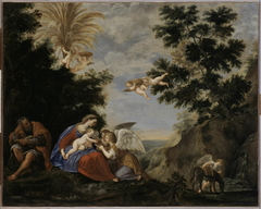 Rest on the Flight to Egypt by Francesco Albani