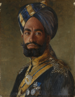 Risaldar-Major Ali Muhammad Khan, 2nd Bengal Lancers by Rudolf Swoboda