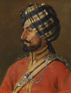 Risaldar-Major Sunayat Singh, Kashmir Lancers by Rudolf Swoboda