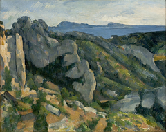 Rochers à l'Estaque (Rocks at L'Estaque) by Paul Cézanne