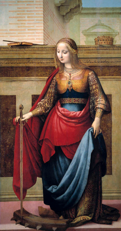 Saint Catherine by Fernando Yáñez de la Almedina