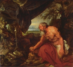 Saint Jerome by Anthony van Dyck