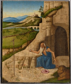 Saint Jerome in a Landscape by Vincenzo Catena