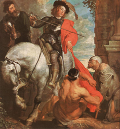 Saint Martin and the Beggar by Anthony van Dyck