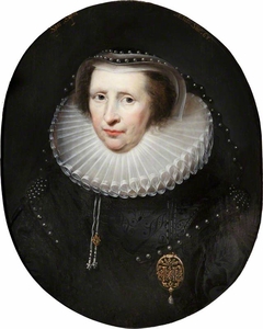 Sarah Harington, Lady Edmondes, aged 63 by Cornelis Janssens van Ceulen