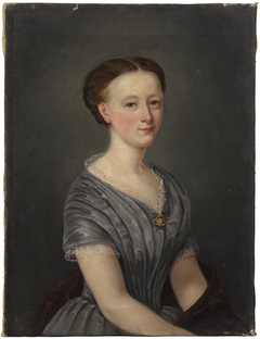 Self-portrait by Anna Elisabet Amanda Tigerhielm