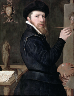 Self-portrait by Isaac van Swanenburg