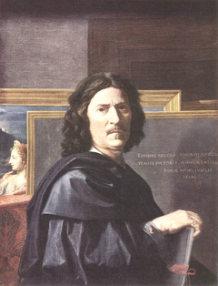 Self-portrait by Nicolas Poussin