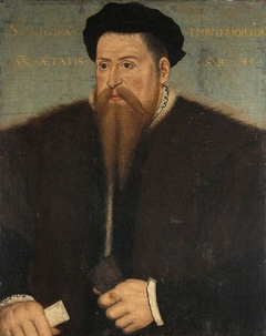 Sir Nicholas Throckmorton (1515-1571), aged 49 by Anonymous