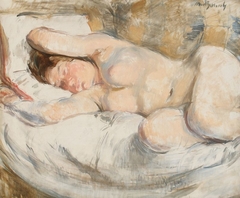 Sleeping Nude by László Mattyasovszky-Zsolnay