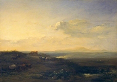 Solway Moss: Evening by William Simson