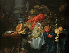 Still Life with a Golden Goblet by Pieter de Ring