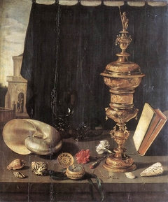 Still Life with a Tall Covered Beaker by Pieter Claesz