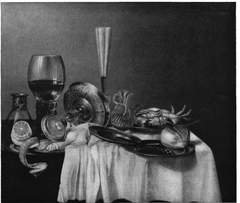 Still life with crab by Gerret Willemsz Heda