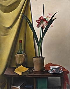 Stillleben III mit Amaryllis by Alexander Kanoldt