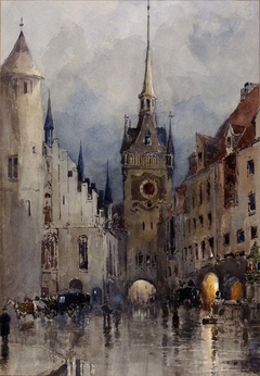 Street Scene in Munich by Ross Turner