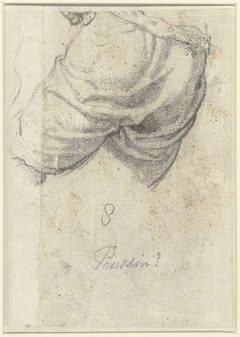 Studie van een broek by Unknown Artist