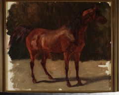 Study of a horse by Henryk Rodakowski