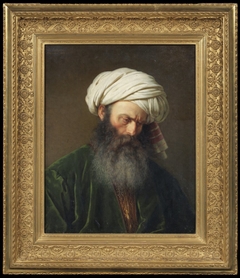 Study of a Man in Turkish Dress by Amalia Lindegren