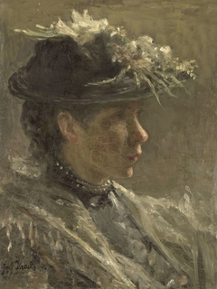 Study of Sijtje van Bemmel (1880-1963) by Jozef Israëls