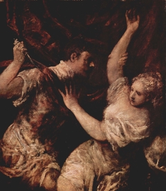 Tarquinius Sextus and Lucretia by Titian