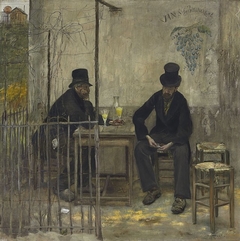 The Absinthe Drinkers by Jean-Francois Raffaelli