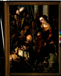 The Adoration of the Magi by Giovanni Antonio Burrini