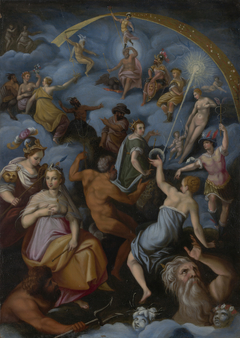 The Assembly of the God by Jacopo Zucchi