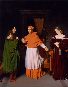 The Betrothal of Raphael and the Niece of Cardinal Bibbiena by Jean-Auguste-Dominique Ingres