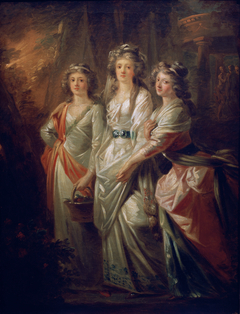 The Countesses Elisabeth, Christiane, and Marie Karoline von Thun by Heinrich Füger