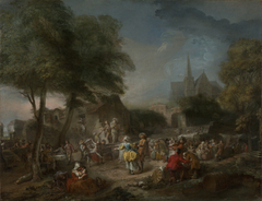 The Country Dance by Gabriel de Saint-Aubin