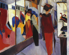 The Fashion Store by August Macke