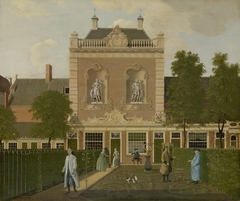 The Garden and Coach House of 524 Keizersgracht in Amsterdam by Hendrik Keun