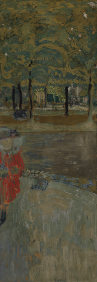 The Garden of La Muette à Passy, Paris (La Muette) by Édouard Vuillard