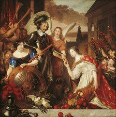 The Haarlem City Maiden greets Frederik Hendrik by Jan de Bray