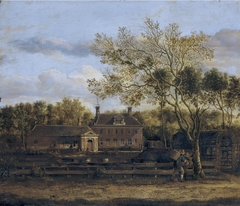 The Hofstede 'Wolf en Hoeck' on the Purmer by Jan van der Heyden