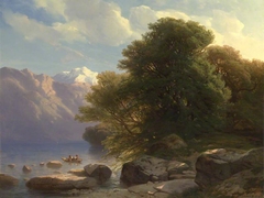 The Lake of Thun by Alexandre Calame