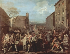 The March of the Guards to Finchley by William Hogarth