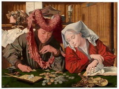 The Moneychanger and his Wife by Marinus van Reymerswaele