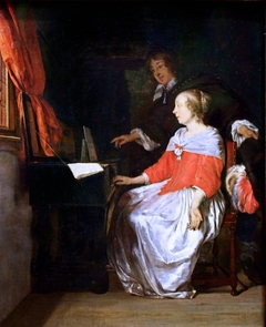 The Music Lesson by Gabriël Metsu