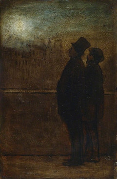 The Night Walkers by Honoré Daumier